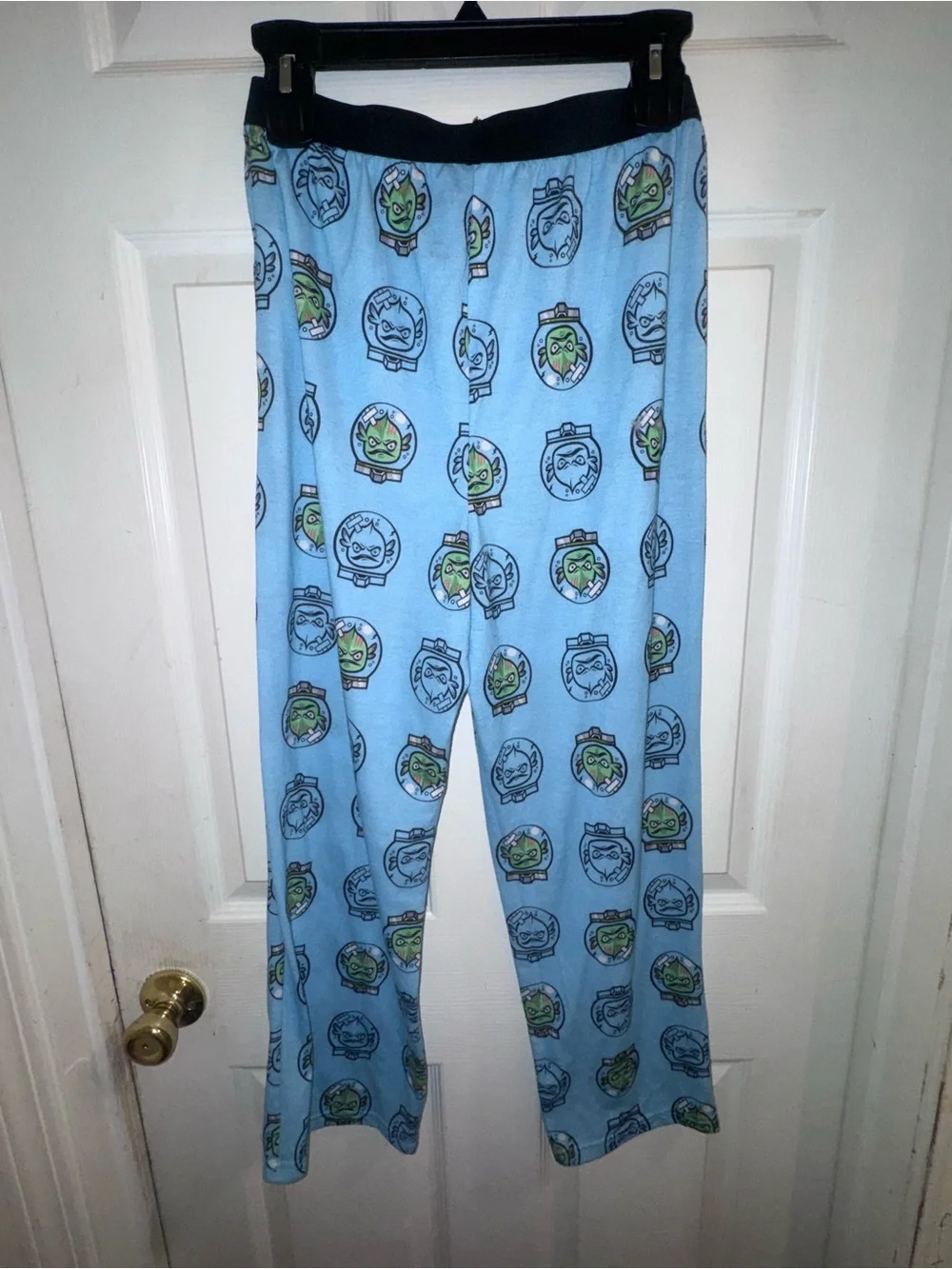 Fortnite Kids Blue Pajama Bottoms with Character Print-0053